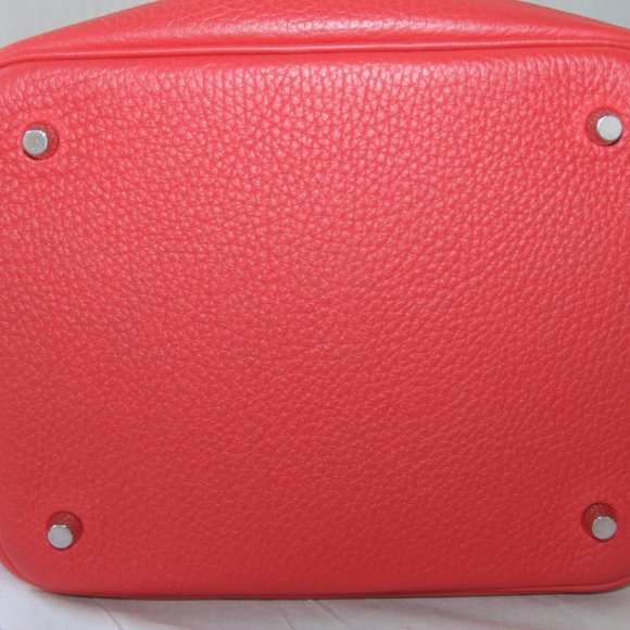 HERMES PICOTIN LOCK MM CLEMENCE PALLADIUM HW RETAIL $3,325 + tax-100% AUTHENTIC - Picture 5 of 16